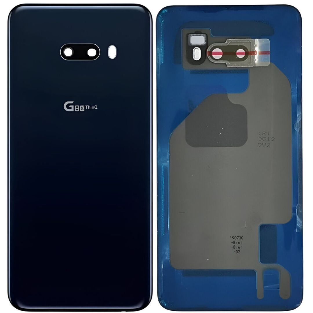 Back Panel Glass Compatible with LG G8X ThinQ – Black