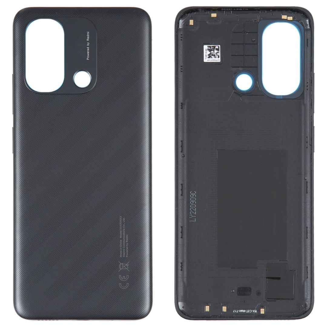 Back Panel Compatible with Redmi 12C - Black