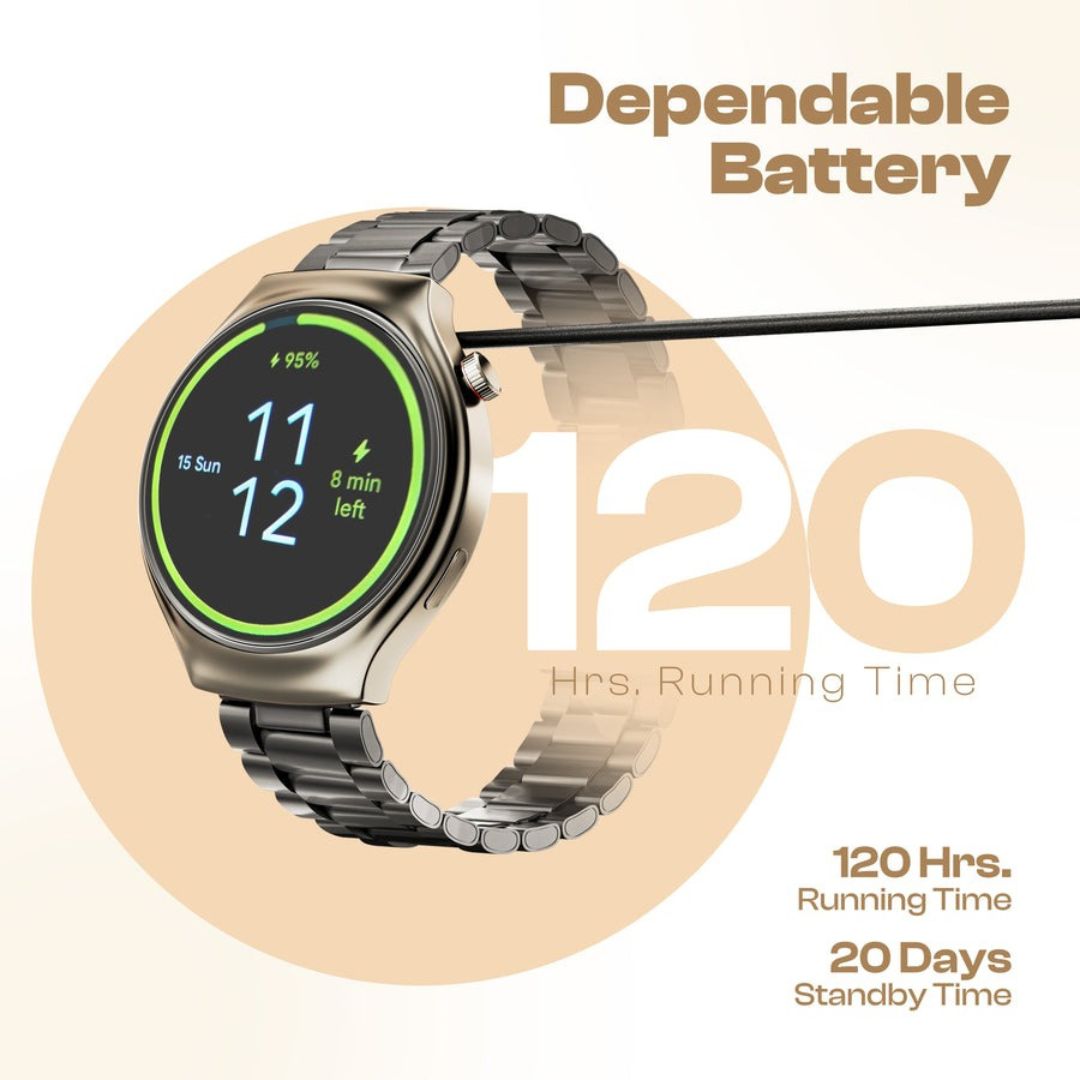 SW-171 BOSS PRO Smartwatch with Metal Strap & HD Display