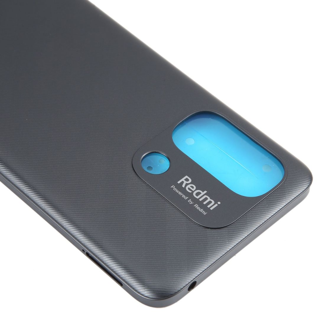 Back Panel Compatible with Redmi 12C - Black
