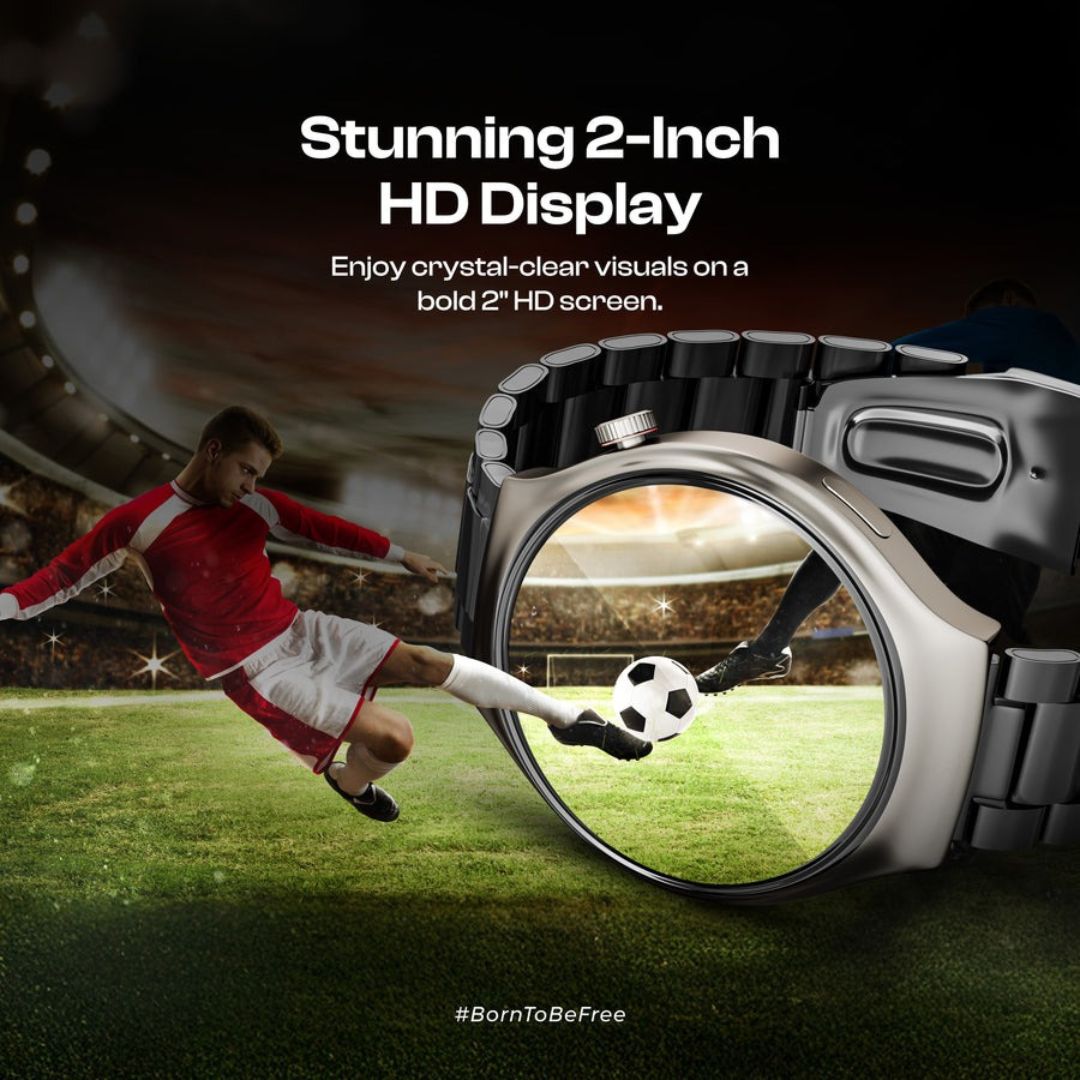 SW-171 BOSS PRO Smartwatch with Metal Strap & HD Display