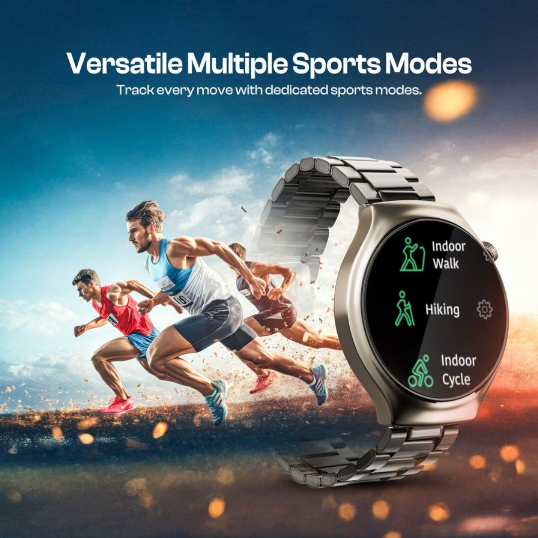 SW-171 BOSS PRO Smartwatch with Metal Strap & HD Display