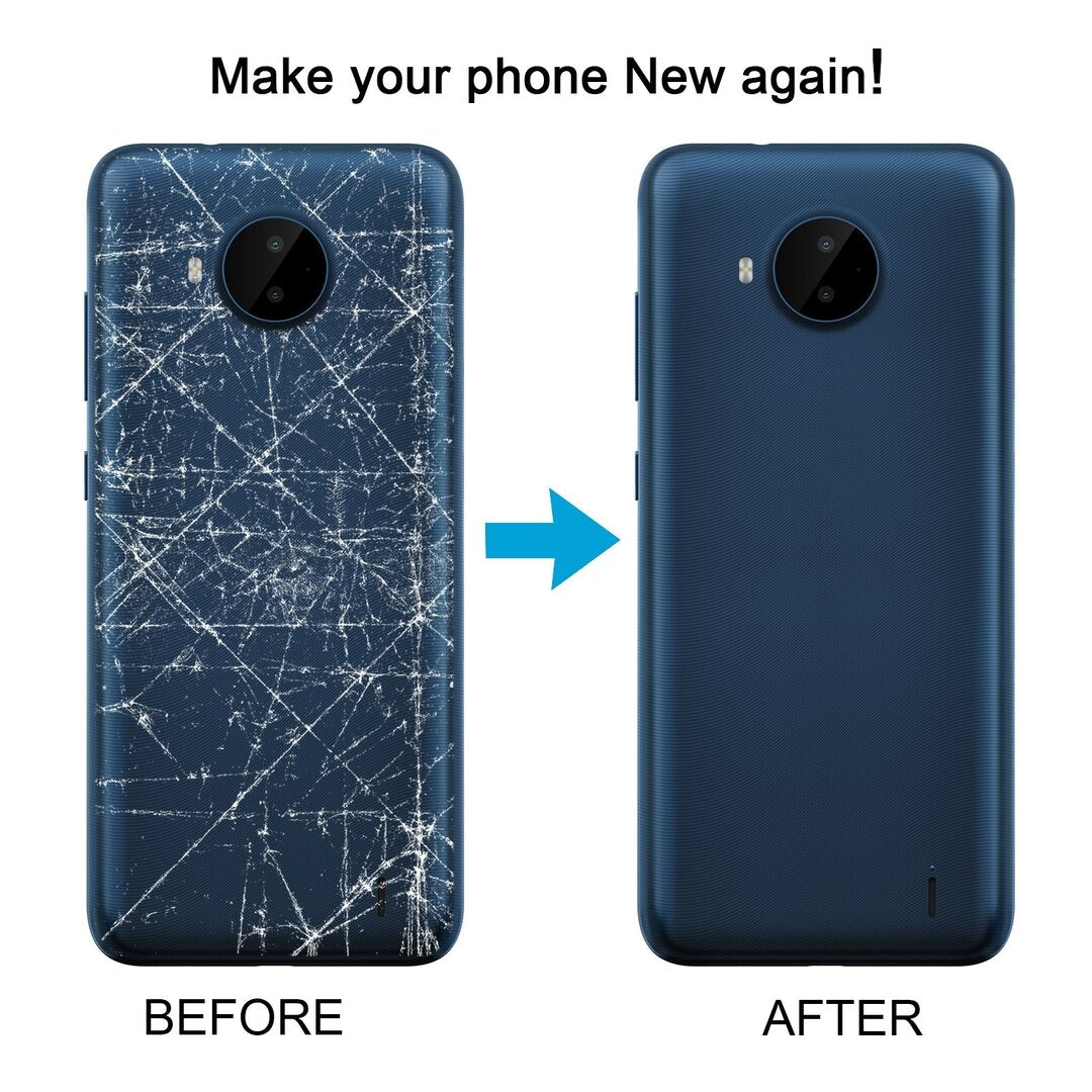 Back Panel Compatible with Nokia C20 Plus - Blue