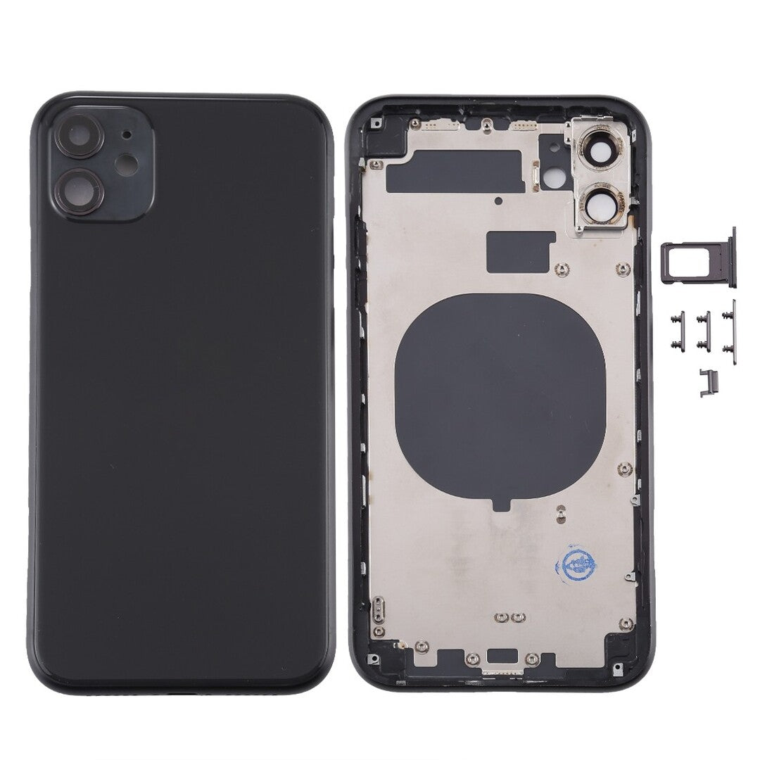 Full Body Housing Compatible with Apple iPhone 11 - Black