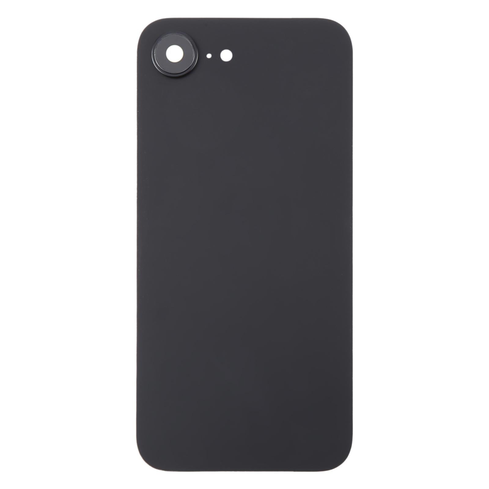 Back Panel Glass Compatible with Camera Lens Cover for Apple iPhone 16e - Black