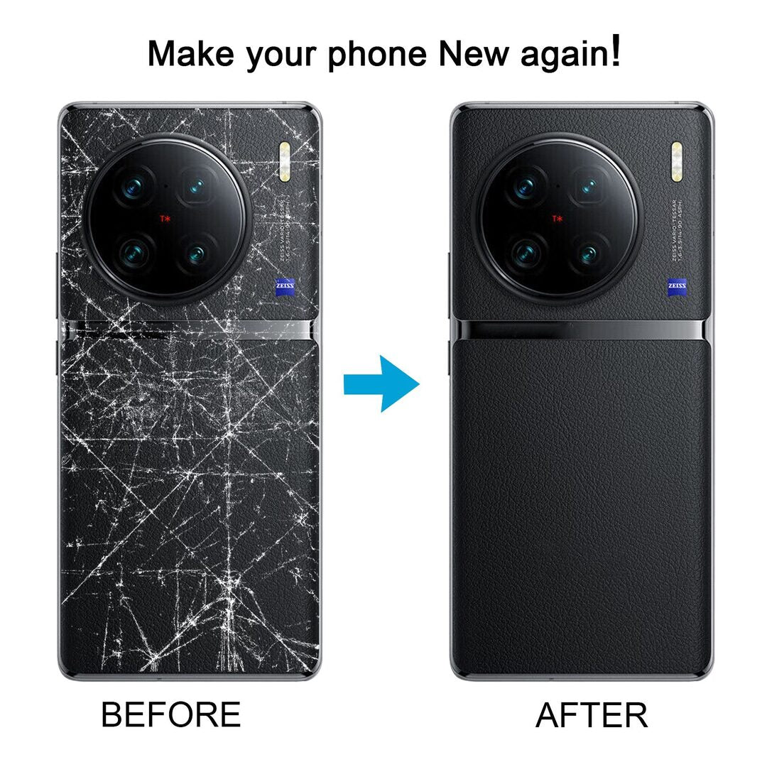 Back Panel Compatible with Vivo X90 - Black